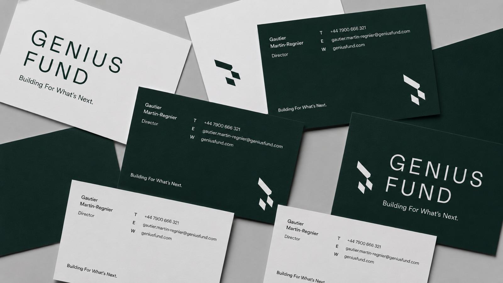 Genius Fund business cards